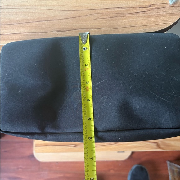 Embroidered Cat Design Black Tote Bag - Picture 15 of 16